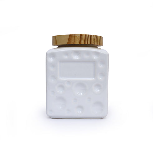 Air-tight Ceramic Jar set with Tray