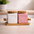 Air-tight Ceramic Jar set with Tray