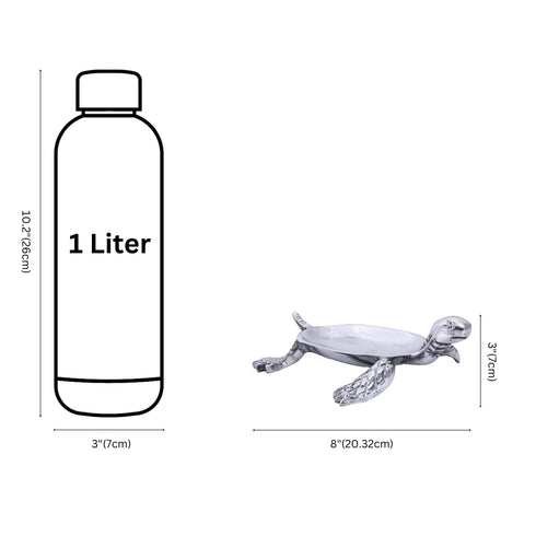 Aluminium Decorative Turtle Bowl