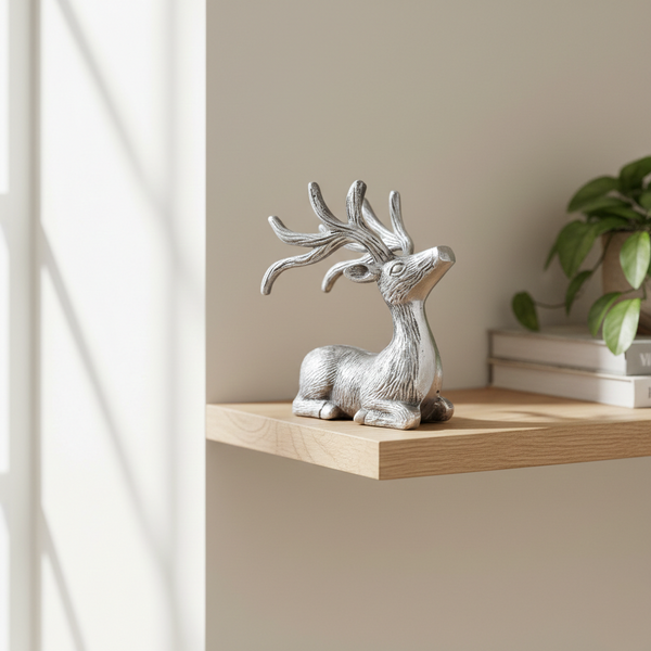 Aluminium Deer Figurine for Home Decor