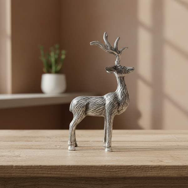 Aluminium Deer Figurine for Home Decor
