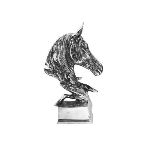 Aluminium Horse Head Statue for Home Decor