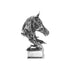 Aluminium Horse Head Statue for Home Decor