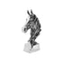 Aluminium Horse Head Statue for Home Decor
