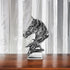 Aluminium Horse Head Statue for Home Decor