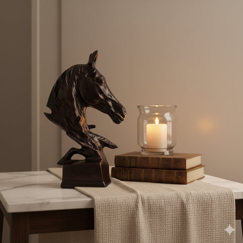 Aluminium Horse Statue 14-Inch