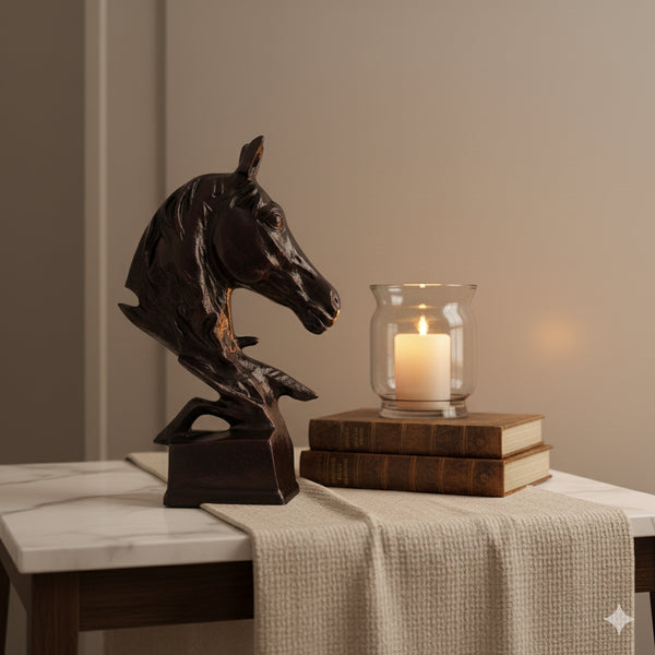 Aluminium Horse Statue 14-Inch