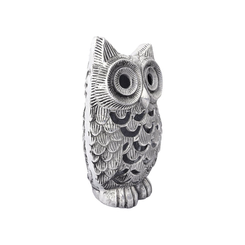 Aluminium Owl Figurine for Home Decor