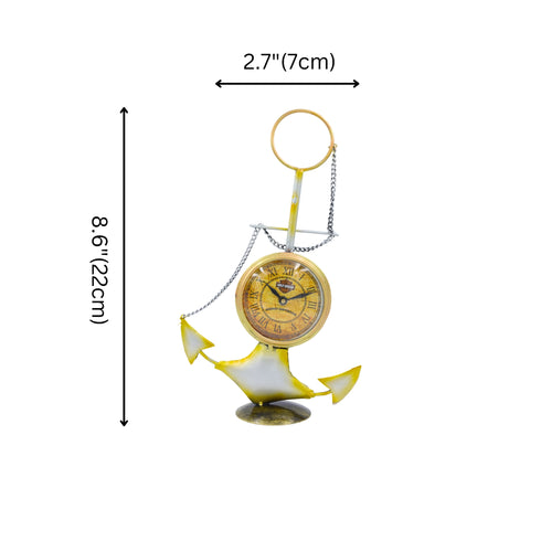 Anchor Clock Showpiece