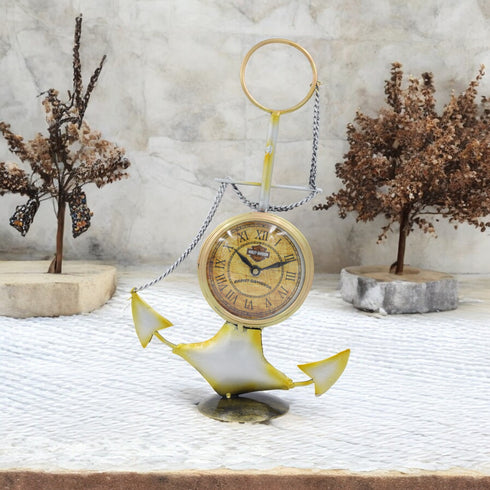 Anchor Clock Showpiece