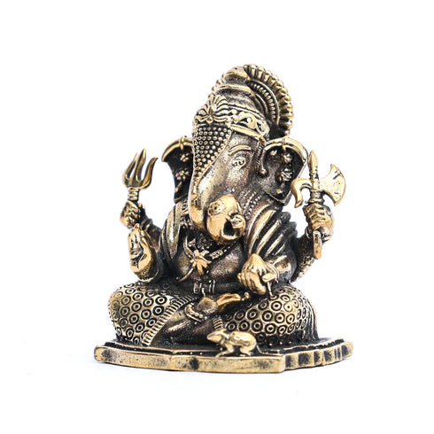 Antique Brass Ganesha Idol – Spiritual home décor