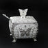 Artisan-made Butterfly Silver Plated Decorative Sugar pot