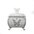 Artisan-made Butterfly Silver Plated Decorative Sugar pot