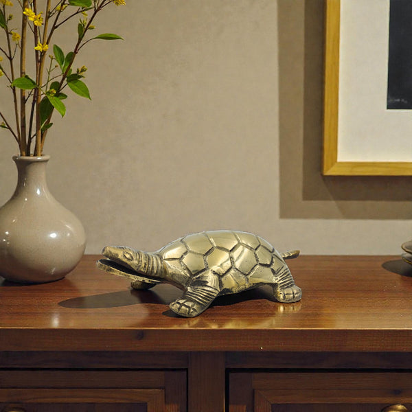 Artisanal Brass Tortoise - Vastu Yantra for Home Décor