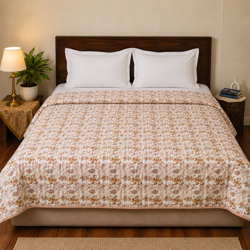 Autumn Vine Pattern Handcrafted Dohar