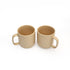 Beige colour Ceramic Coffee mug set