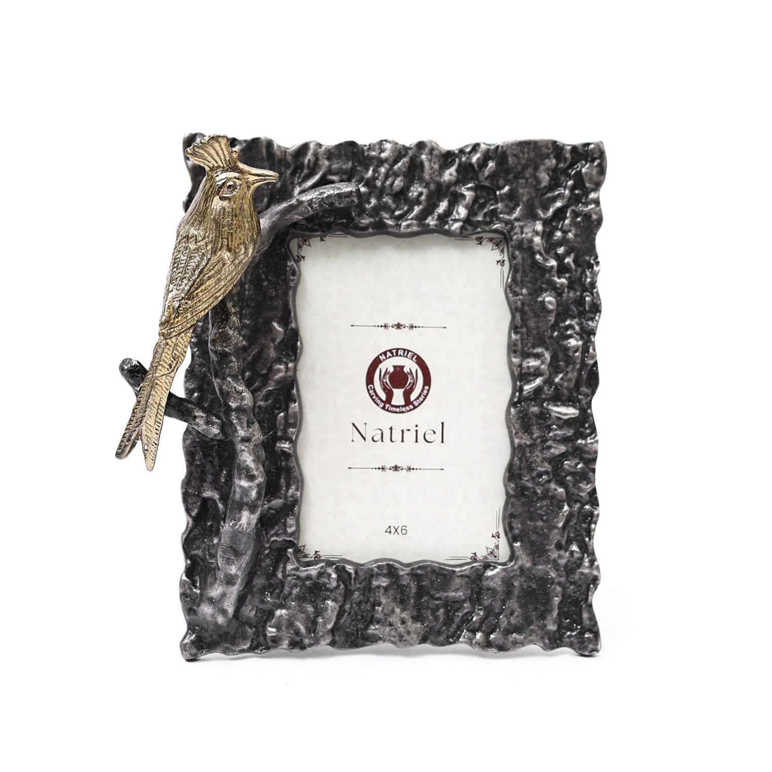 Bird on Rocky Photo frame (Set of 2)