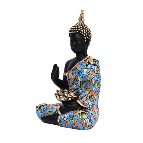 Black Lord Buddha Idol for Home Décor