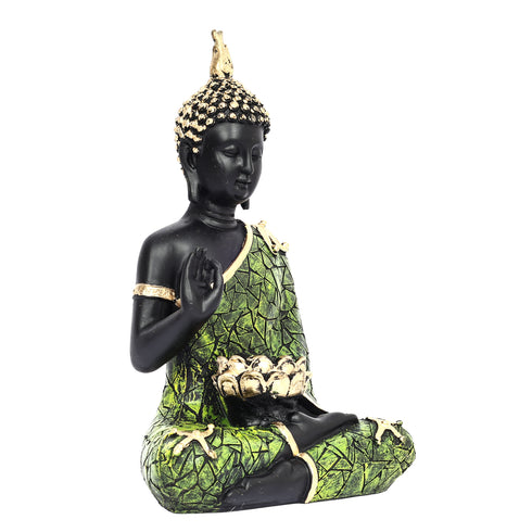 Black Lord Buddha Idol for Home Décor