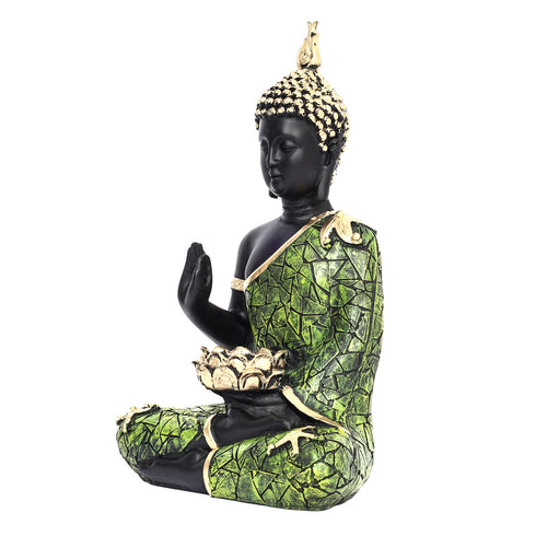 Black Lord Buddha Idol for Home Décor