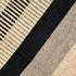 Black and Beige Handwoven Jawaja Durrie - Stripe Pattern