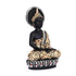 Black and Golden Lord Buddha Idol for Home Décor