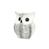 Black and Silver Owl Decorative Statue