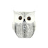 Black and Silver Owl Decorative Statue
