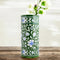Blue Pottery Decorative Cylindrical Vase—Green