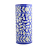 Blue Pottery Decorative Cylindrical Vases
