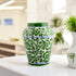 Blue Pottery Decorative Handi Vase—Green