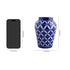 Blue Pottery Decorative Handi Vase—Royal Blue