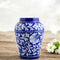 Blue Pottery Decorative Handi Vase—Royal Blue