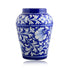 Blue Pottery Decorative Handi Vase—Royal Blue