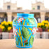 Blue Pottery Decorative Handi Vase—Turquoise