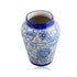 Blue Pottery Decorative Handi Vase—White and Blue