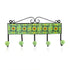 Blue Pottery Decorative Key Holder—Mint Green—5 Hooks