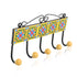 Blue Pottery Decorative Key Holder—Yellow—5 Hooks