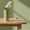 Blue Pottery Decorative Cylindrical Vase