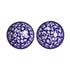 Blue Pottery Deep Blue Floral Bowls—Set of 2