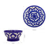 Blue Pottery Floral Collection - Elegant 2-Piece Serving Set