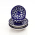Blue Pottery Floral Collection - Elegant 2-Piece Serving Set