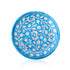 Blue Pottery Floral Pattern Decorative Plate