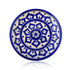 Blue Pottery Floral Pattern Decorative Plate—Cobalt Blue—8”