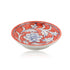 Blue Pottery Floral Pattern Decorative Plate—Red—6”