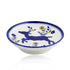 Blue Pottery Floral Pattern Decorative Plate—White and Blue—6”