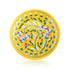 Blue Pottery Floral Pattern Decorative Plate—Yellow—6”