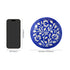 Blue Pottery Floral Pattern Decorative Plate—Cobalt Blue—6”
