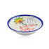 Blue Pottery Hand & Floral Pattern Decorative Plate—Ivory and Blue—6”