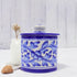 Blue Pottery Jar with Lid